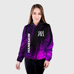 Куртка с капюшоном женская Maneskin violet plasma, цвет: 3D-черный — фото 2