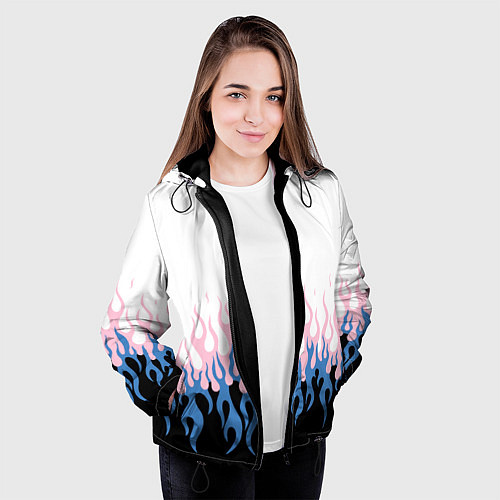 Женская куртка Ледяное пламя / 3D-Черный – фото 3