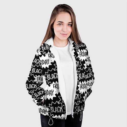 Женская куртка Black friday / 3D-Белый – фото 3