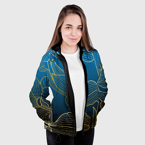 Женская куртка Vanguard floral pattern / 3D-Черный – фото 3