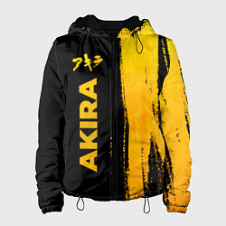 Куртка с капюшоном женская Akira - gold gradient: по-вертикали, цвет: 3D-черный