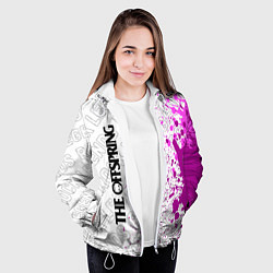 Куртка с капюшоном женская The Offspring rock legends: по-вертикали, цвет: 3D-белый — фото 2