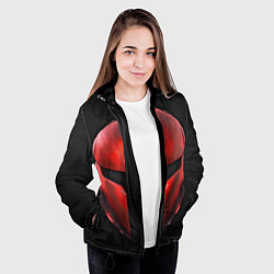 Куртка с капюшоном женская Red Gladiator, цвет: 3D-черный — фото 2