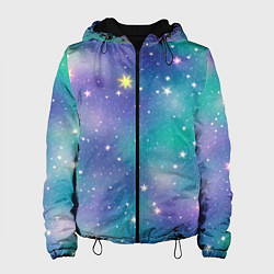 Женская куртка Космическое сияние волшебное