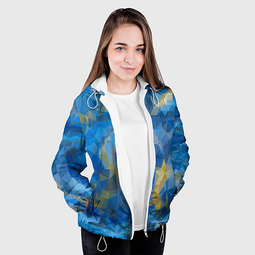 Женская куртка Blue style / 3D-Белый – фото 3