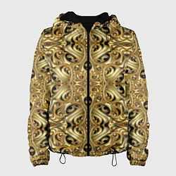 Куртка с капюшоном женская Золотая кольчуга, цвет: 3D-черный