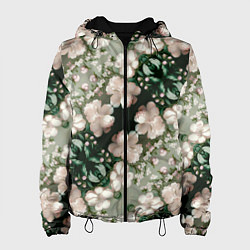 Женская куртка Нежные розовые цветочки