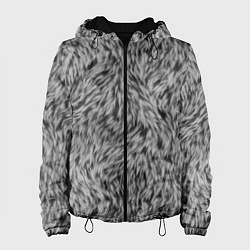 Женская куртка Густой серый мех