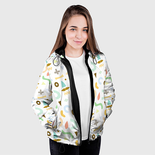 Женская куртка Little style / 3D-Черный – фото 3