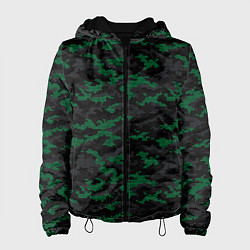Женская куртка Точечный камуфляжный узор Spot camouflage pattern