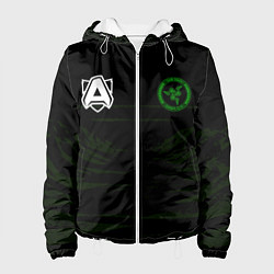 Куртка с капюшоном женская Alliance uniform, цвет: 3D-белый