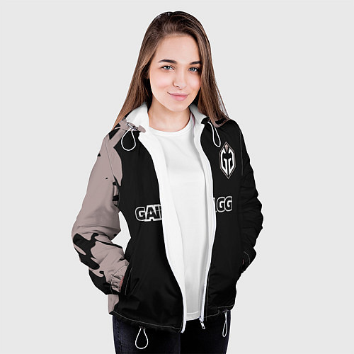 Женская куртка Gaimin Gladiators Splash / 3D-Белый – фото 3