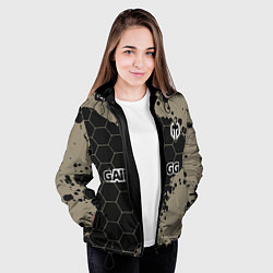 Куртка с капюшоном женская Gaimin Gladiators форма, цвет: 3D-черный — фото 2
