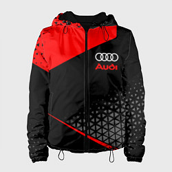 Куртка с капюшоном женская Ауди - sportwear, цвет: 3D-черный