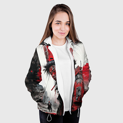 Женская куртка Уличный бригадир / 3D-Белый – фото 3