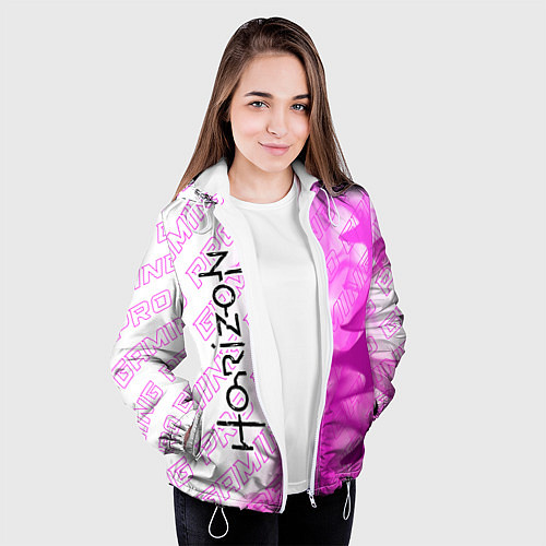 Женская куртка Horizon pro gaming: по-вертикали / 3D-Белый – фото 3