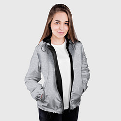 Куртка с капюшоном женская С пятнами пота, цвет: 3D-черный — фото 2