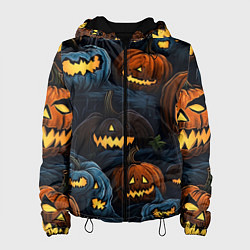 Куртка с капюшоном женская Хэллоуин life, цвет: 3D-черный