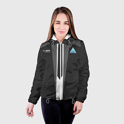 Куртка с капюшоном женская Detroit: Become classy human, цвет: 3D-белый — фото 2