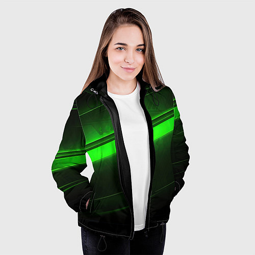 Женская куртка Green line / 3D-Черный – фото 3