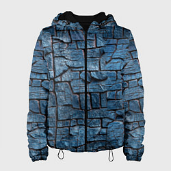 Куртка с капюшоном женская Синее дерево, цвет: 3D-черный