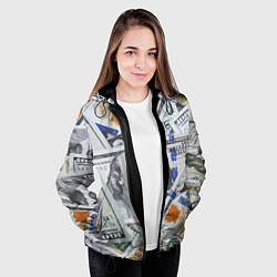 Куртка с капюшоном женская Сто зеленых, цвет: 3D-черный — фото 2