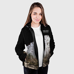 Куртка с капюшоном женская STALKER 2 выход из тоннеля, цвет: 3D-черный — фото 2