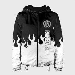 Куртка с капюшоном женская Tom Clancy raimbow six fire, цвет: 3D-черный