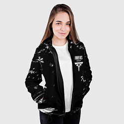 Куртка с капюшоном женская Одни из нас зима, цвет: 3D-черный — фото 2