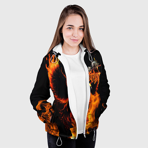 Женская куртка Феникс ария / 3D-Белый – фото 3