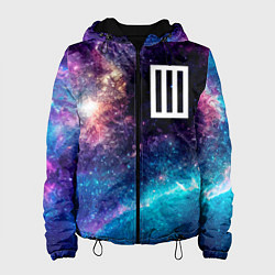 Куртка с капюшоном женская Paramore space rock, цвет: 3D-черный