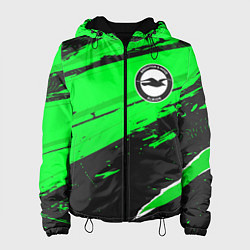 Куртка с капюшоном женская Brighton sport green, цвет: 3D-черный