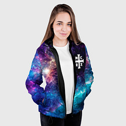 Куртка с капюшоном женская My Chemical Romance space rock, цвет: 3D-черный — фото 2