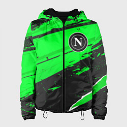 Куртка с капюшоном женская Napoli sport green, цвет: 3D-черный