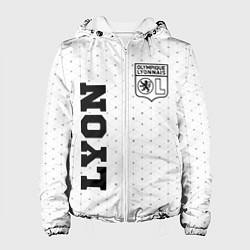 Куртка с капюшоном женская Lyon sport на светлом фоне вертикально, цвет: 3D-белый