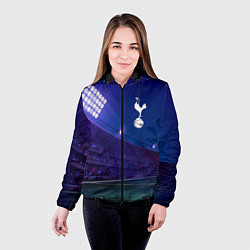 Куртка с капюшоном женская Tottenham ночное поле, цвет: 3D-черный — фото 2