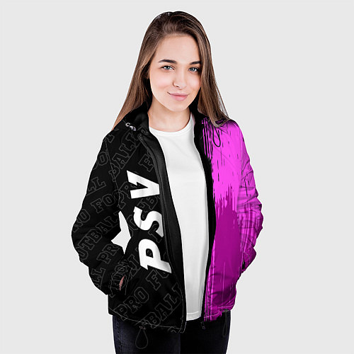Женская куртка PSV pro football по-вертикали / 3D-Черный – фото 3
