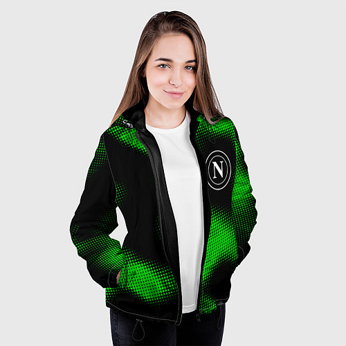 Женская куртка Napoli sport halftone / 3D-Черный – фото 3