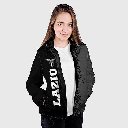 Женская куртка Lazio sport на темном фоне по-вертикали / 3D-Черный – фото 3