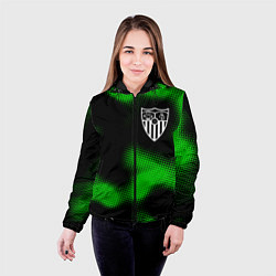 Куртка с капюшоном женская Sevilla sport halftone, цвет: 3D-черный — фото 2