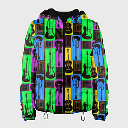 Женская куртка Красочные гитары