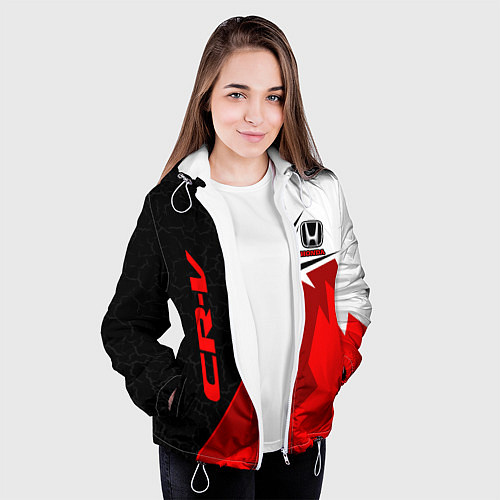 Женская куртка Honda CR-V - sport uniform / 3D-Белый – фото 3