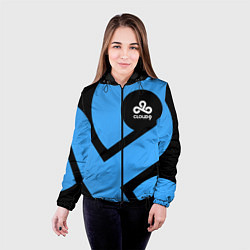 Куртка с капюшоном женская Cloud9 - fan art, цвет: 3D-черный — фото 2