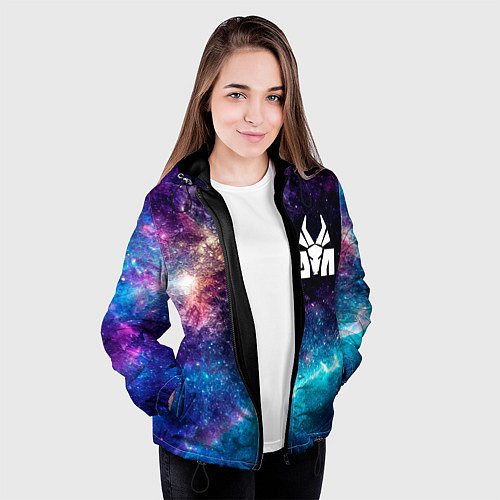 Женская куртка Die Antwoord space rock / 3D-Черный – фото 3