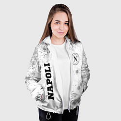 Куртка с капюшоном женская Napoli sport на светлом фоне вертикально, цвет: 3D-белый — фото 2