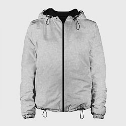 Женская куртка Однотонный светло-серый текстурированный