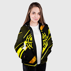 Куртка с капюшоном женская One Piece anime color, цвет: 3D-черный — фото 2