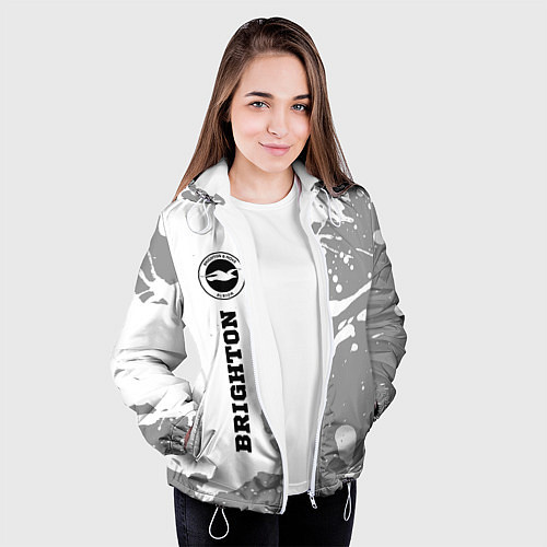 Женская куртка Brighton sport на светлом фоне по-вертикали / 3D-Белый – фото 3
