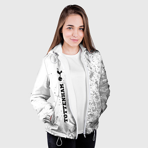 Женская куртка Tottenham sport на светлом фоне по-вертикали / 3D-Белый – фото 3