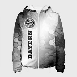 Куртка с капюшоном женская Bayern sport на светлом фоне по-вертикали, цвет: 3D-белый